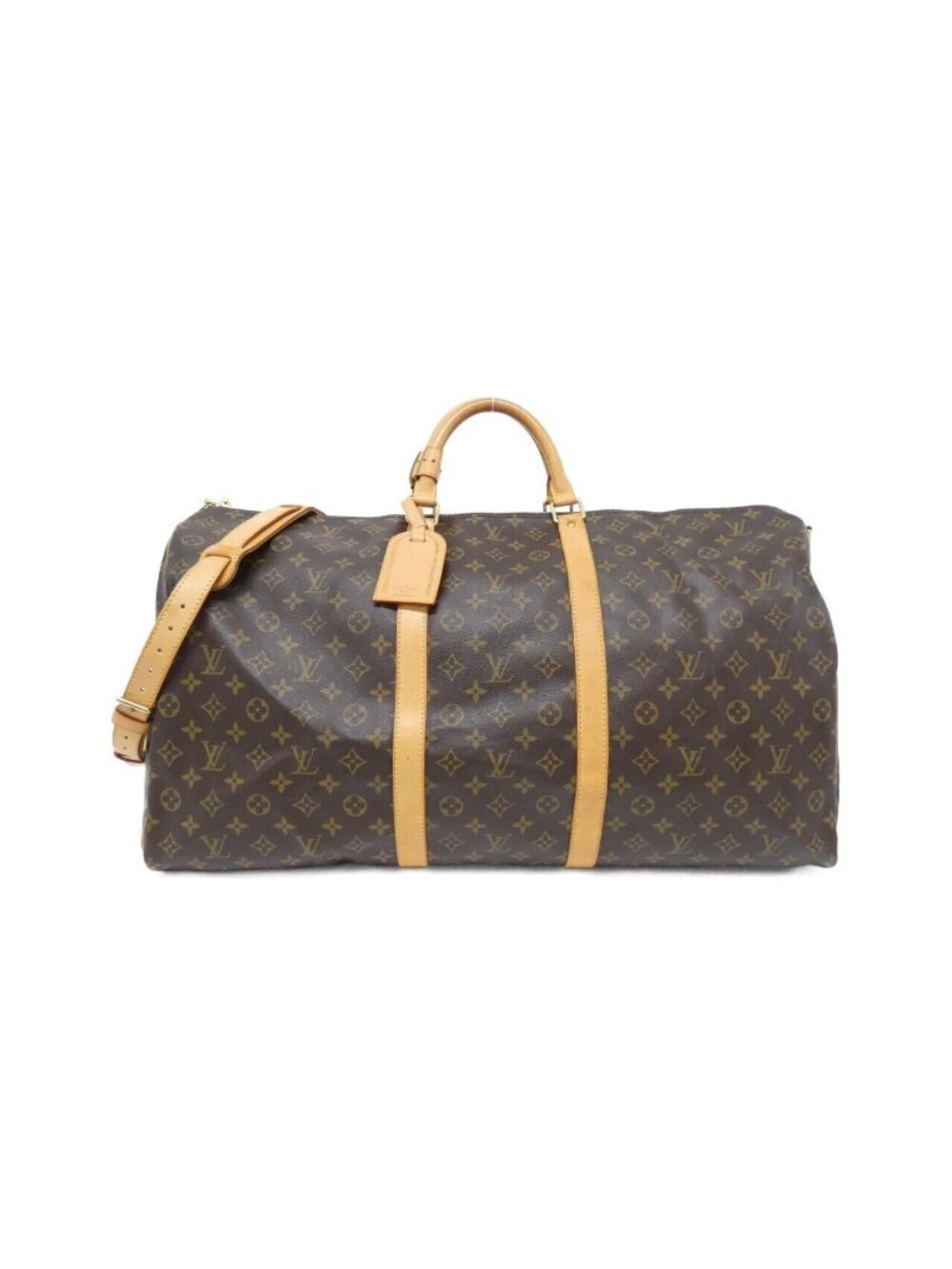 Louis Vuitton Monogram Keepall Bandouliere 60 Boston Bag